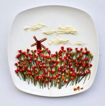 Tranh nghệ thuật “dệt” từ thực phẩm - 8 An Tử